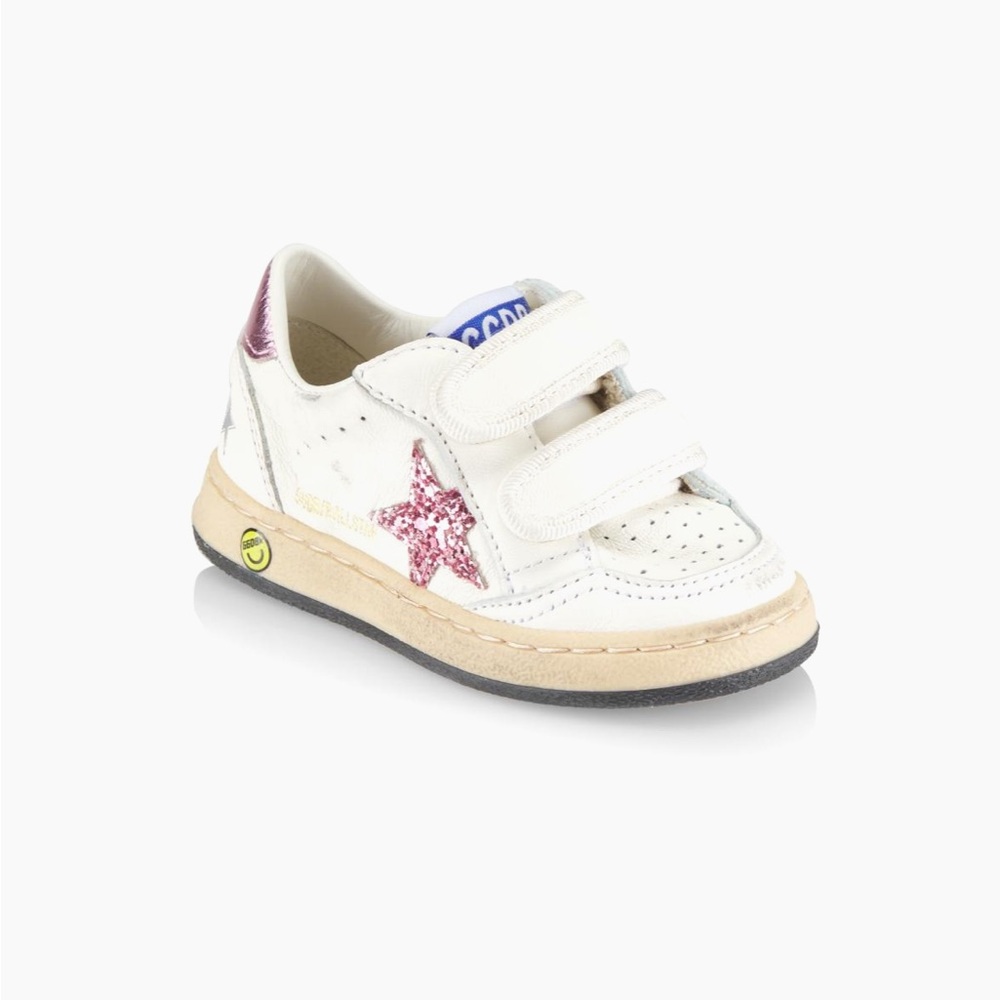 Golden Goose Baby Girl's & Little Girl's Ballstar Glitter Star Sneakers
